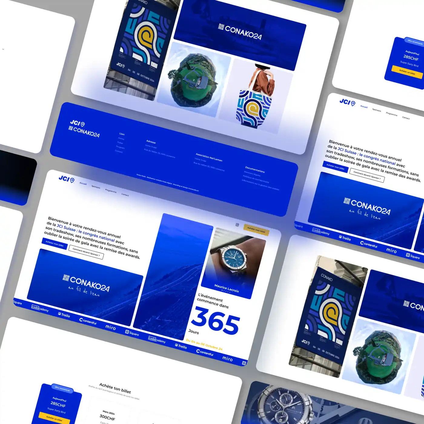 Design UI website Conako
