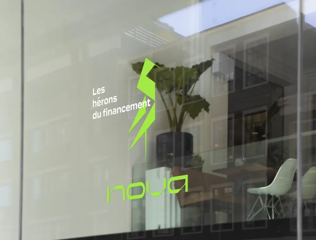 Identité visuelle et supports de Nova Financement