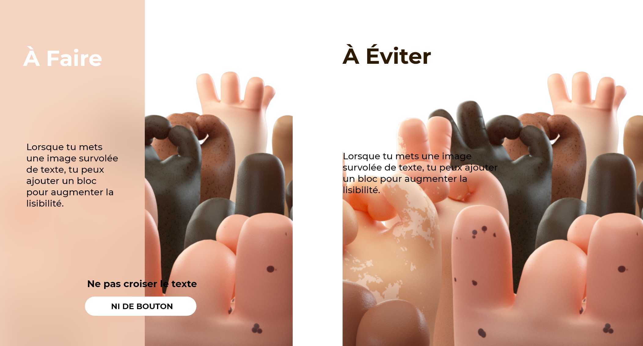 à faire à éviter