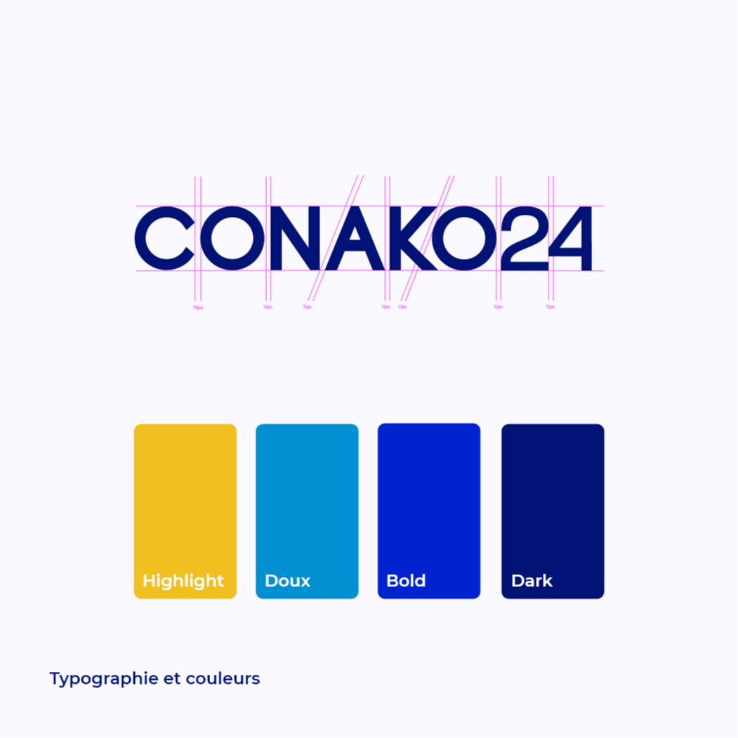 Jci Switzerland Conako color palette for logo 2024