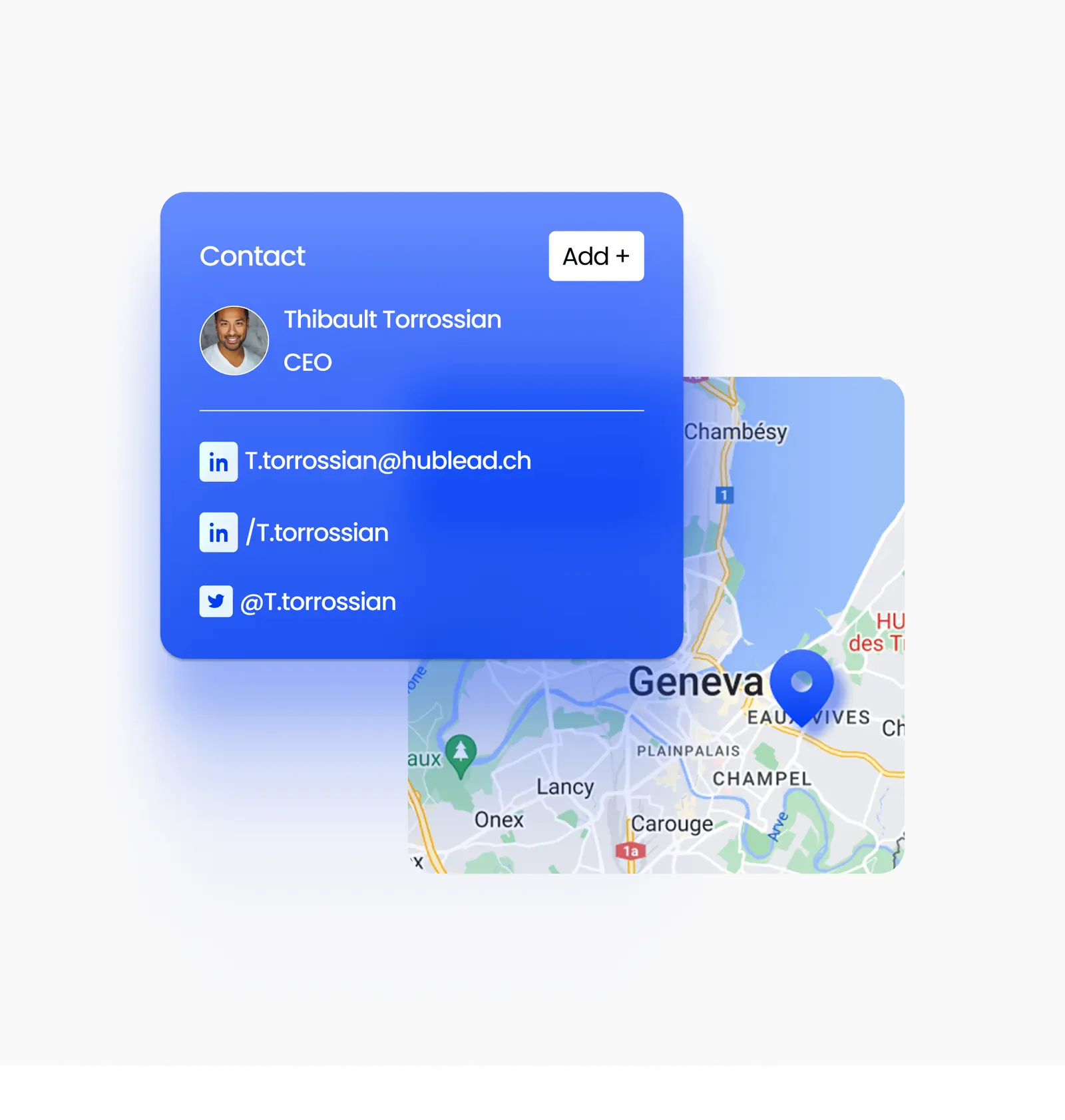 Landing page Hublead par Ferr Studio