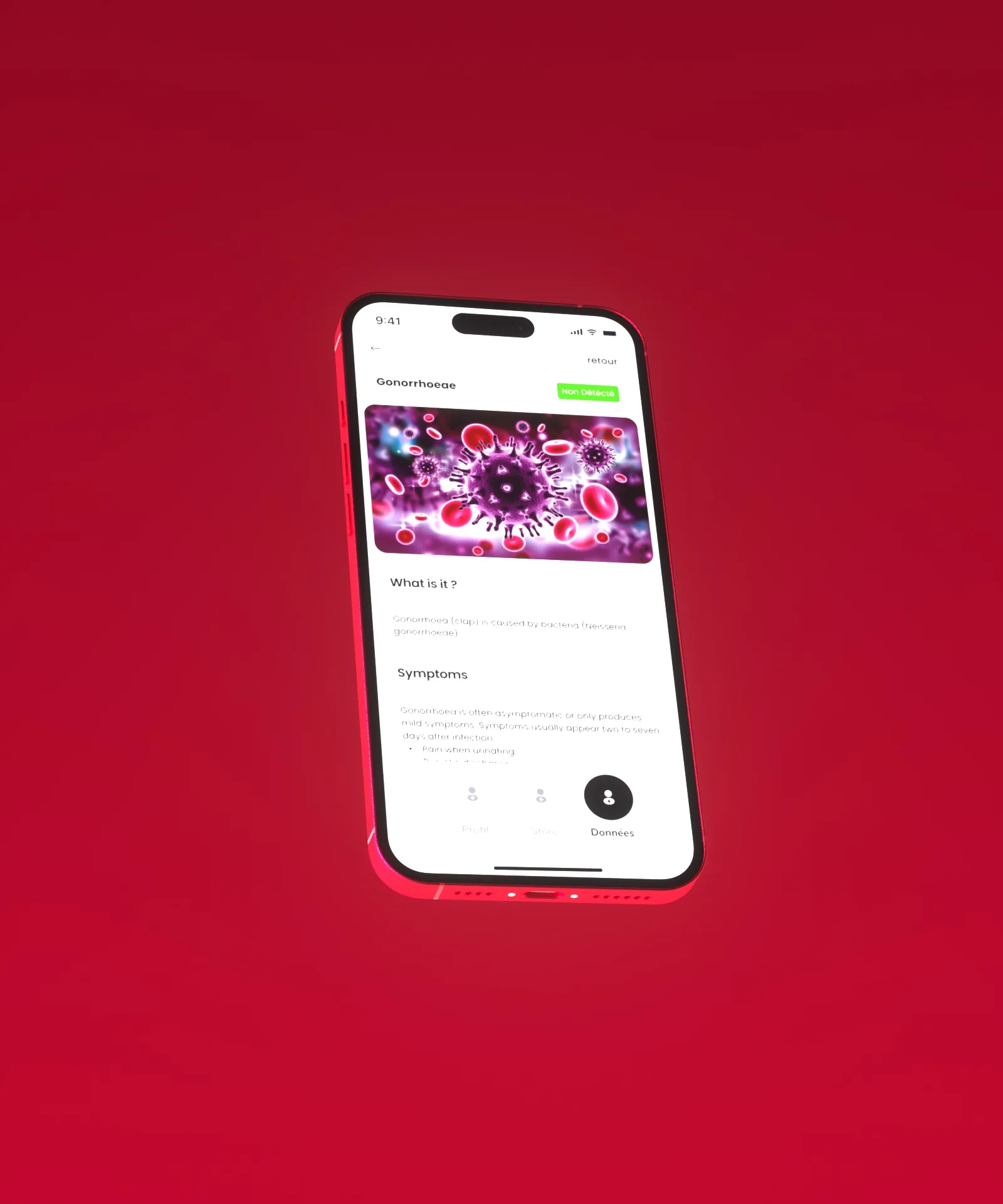 Vue studio du kit d'analyse Red Drop Lab