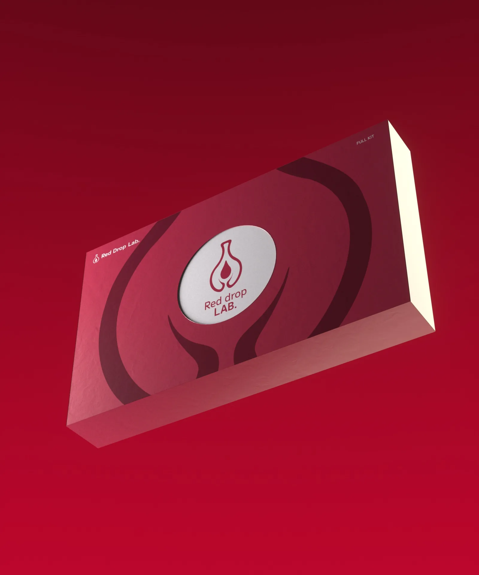 Second cadrage produit du kit Red Drop Lab