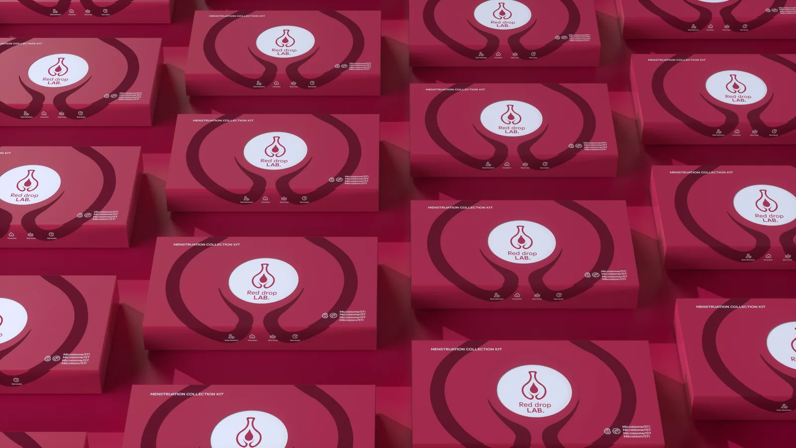 Boîte du kit Red Drop Lab vue de face