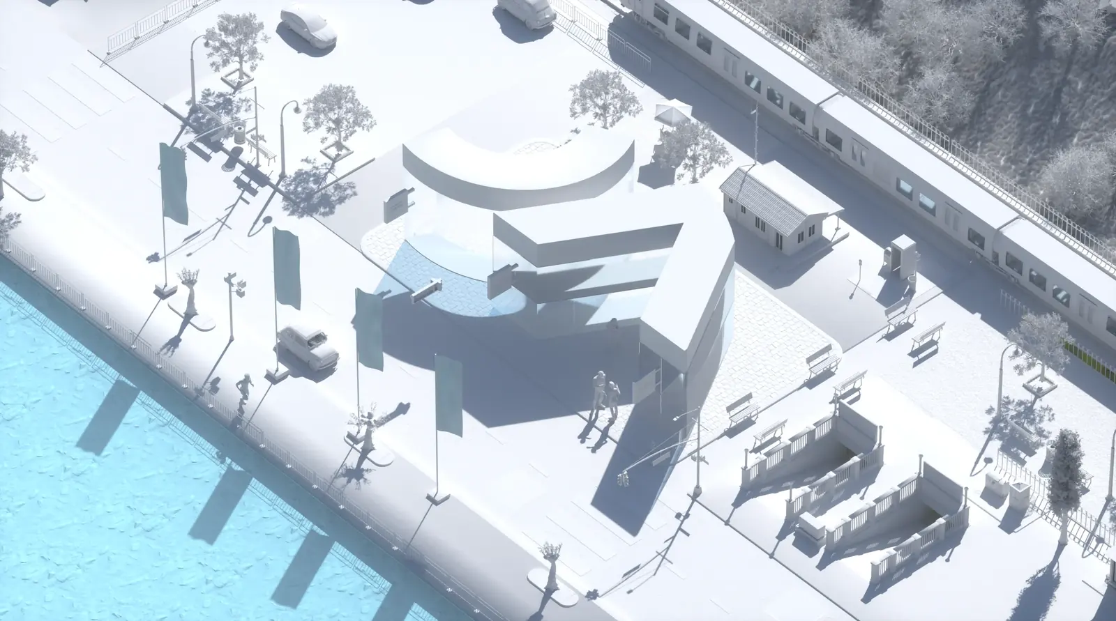 Storyboard Outlet Aubonne par Ferr Studio