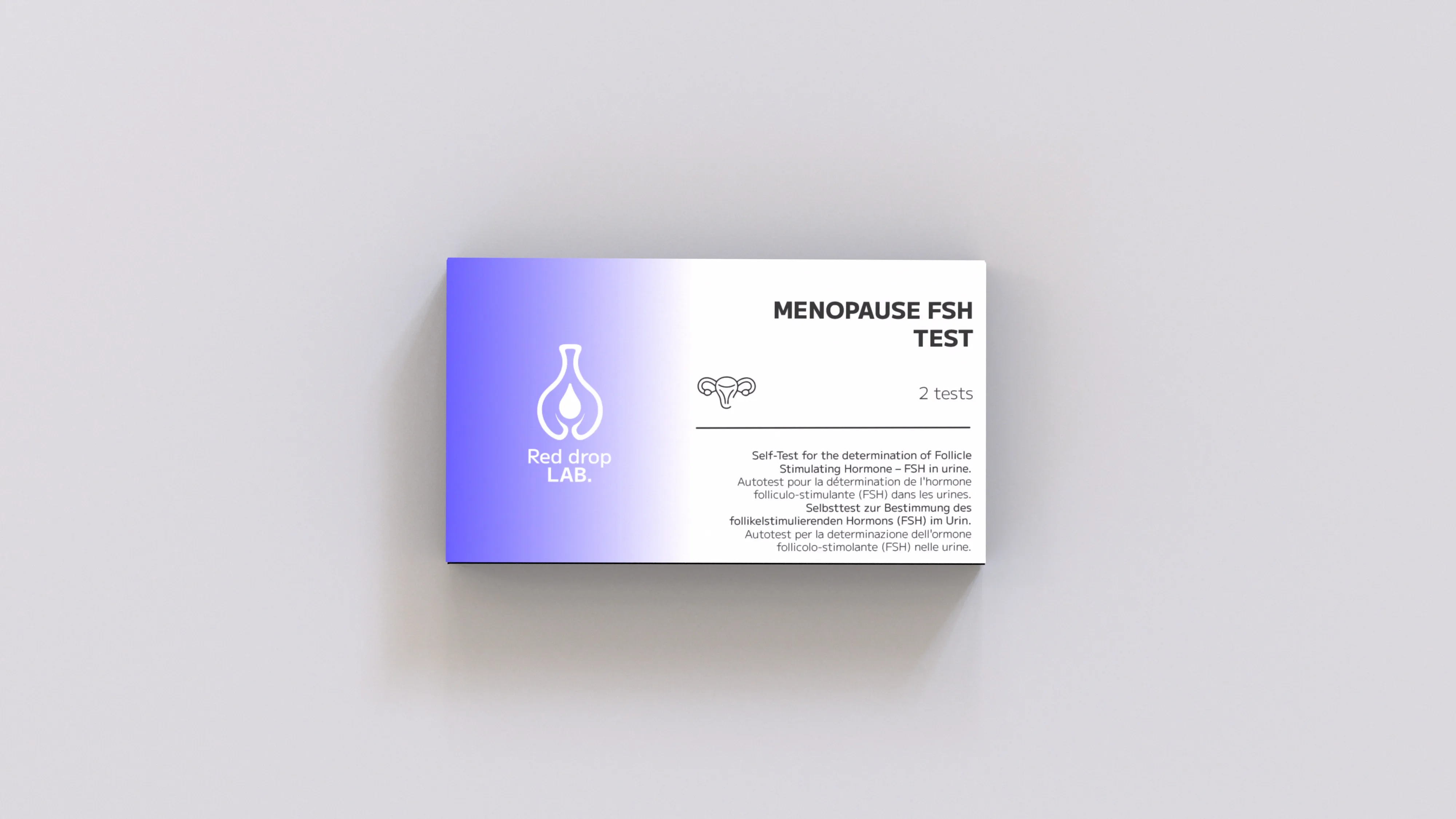 Visuel de campagne Red Drop Lab sur la ménopause