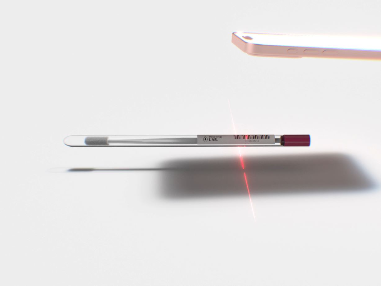 Palette et typographies Red Drop Lab Ferr Studio