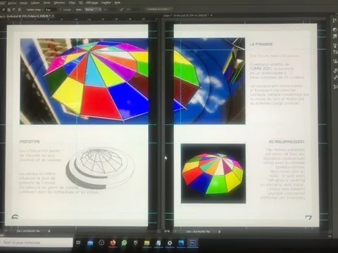Écran de modélisation 3D de la Pyramide OMNI, vues multiples du dodécaèdre, Ferr Studio