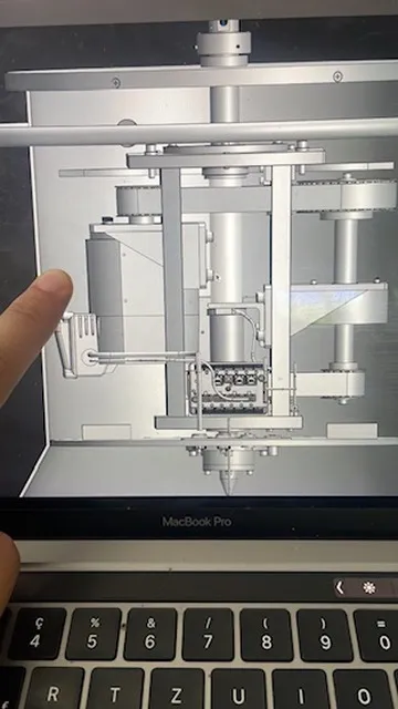 Prototype moteur main Windturbine, composants électriques, test usine