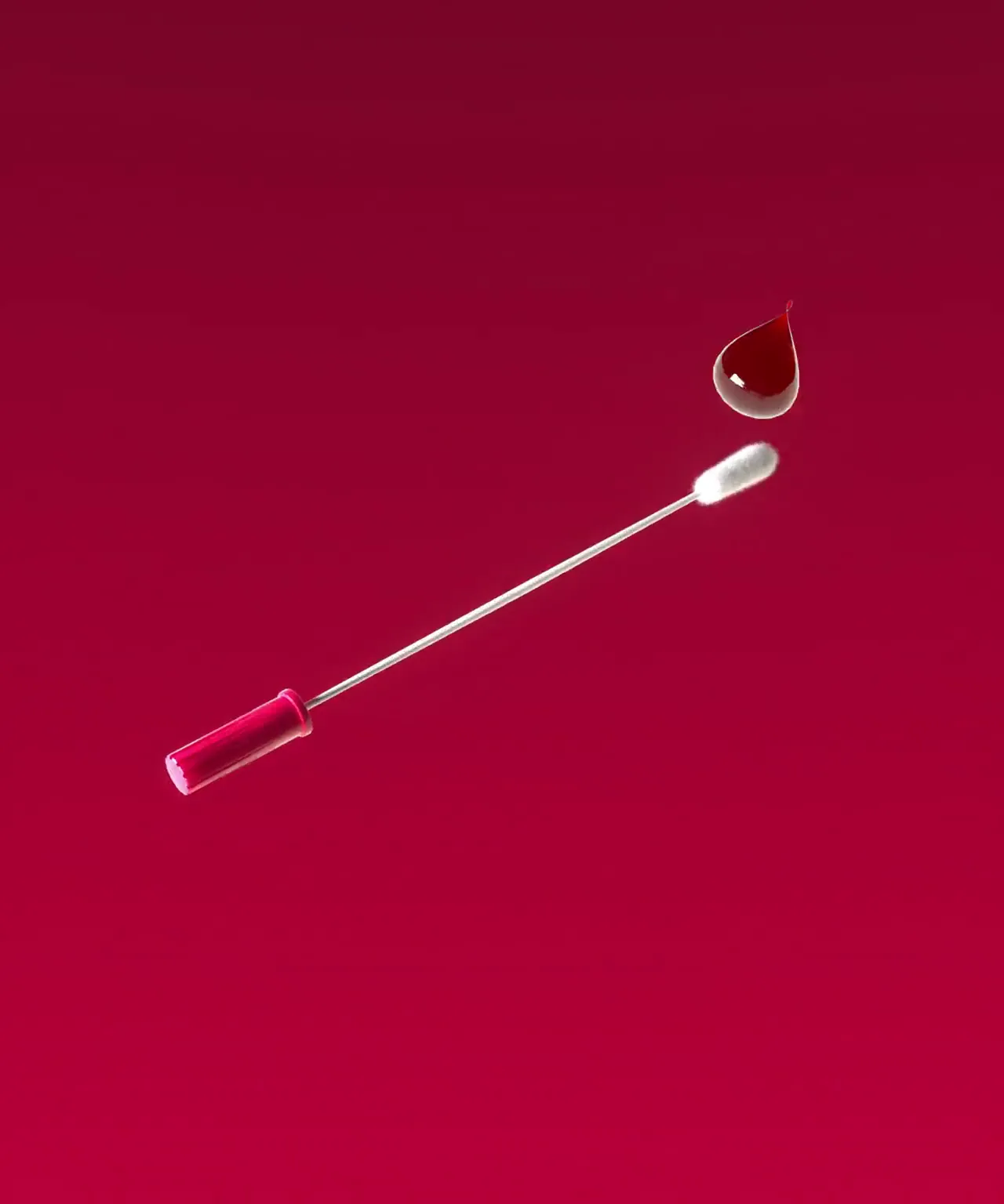 Kit Red Drop Lab, visuel 3D pour Meta Ads