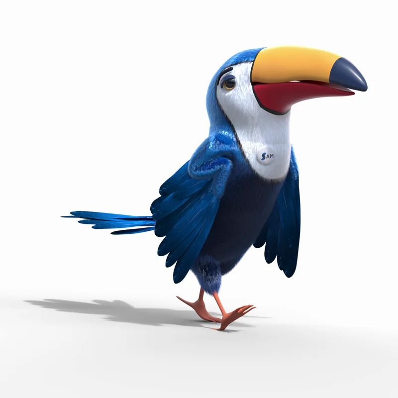 SAM, la mascotte 3D du concours Sésame
