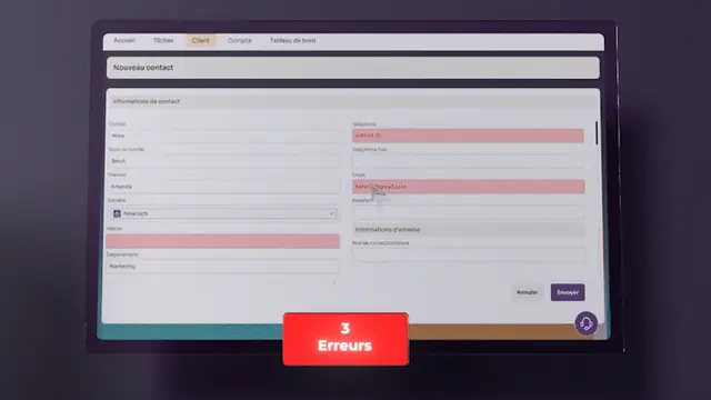 Transitions 3D entre les applications et les données Knowmore